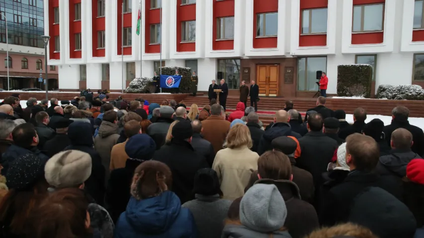 Пяць міністраў замежных спраў Беларусі на адным здымку