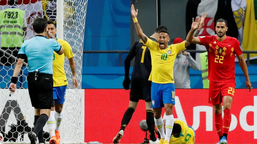 Бельгія абыграла Бразілію і крочыць у паўфінал чэмпіяната свету па футболе