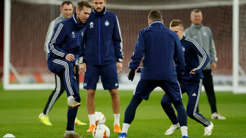 Аляксандр Глеб вярнуўся на Emirates Stadium праз дзесяць гадоў (фота)