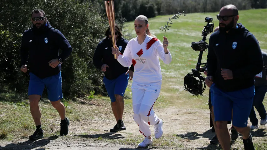 Як у Грэцыі запальвалі агонь летняй Алімпіяды