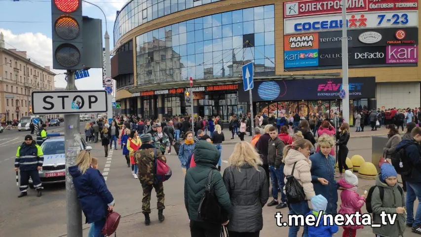 У Мінску людзей эвакуявалі з двух вакзалаў і двух гандлёвых цэнтраў