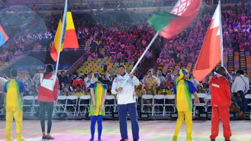 Беларусы на цырымоніі закрыцця Алімпіяды ў Рыа прайшлі пад залевай (фота)