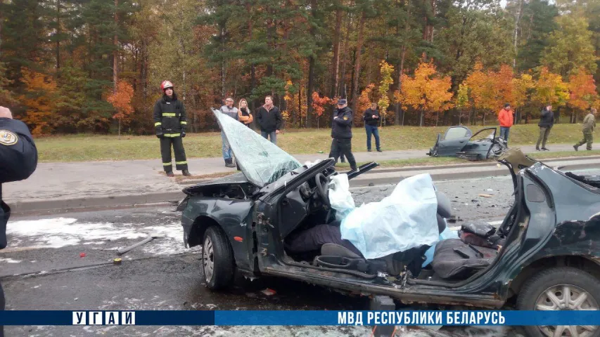 Падрабязнасці аварыі ў Мінску: адзін загінулы і трое параненых