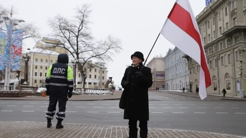 Противники интеграции с Россией в пятый раз прошли по центру Минска