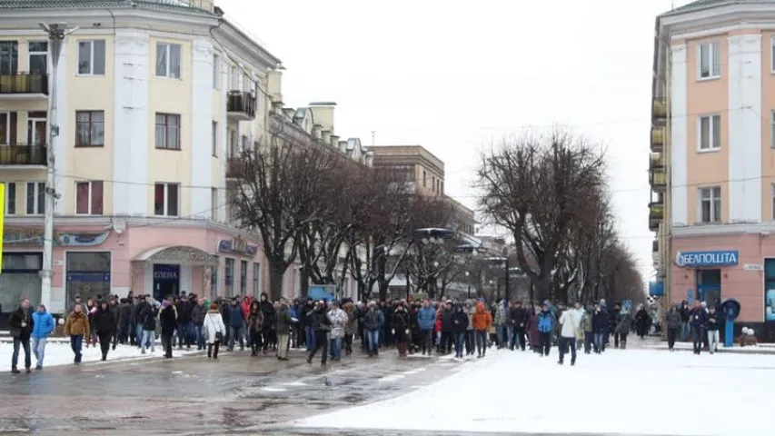 Як праходзіў марш “Мы не дармаеды!” у Брэсце (фотарэпартаж)