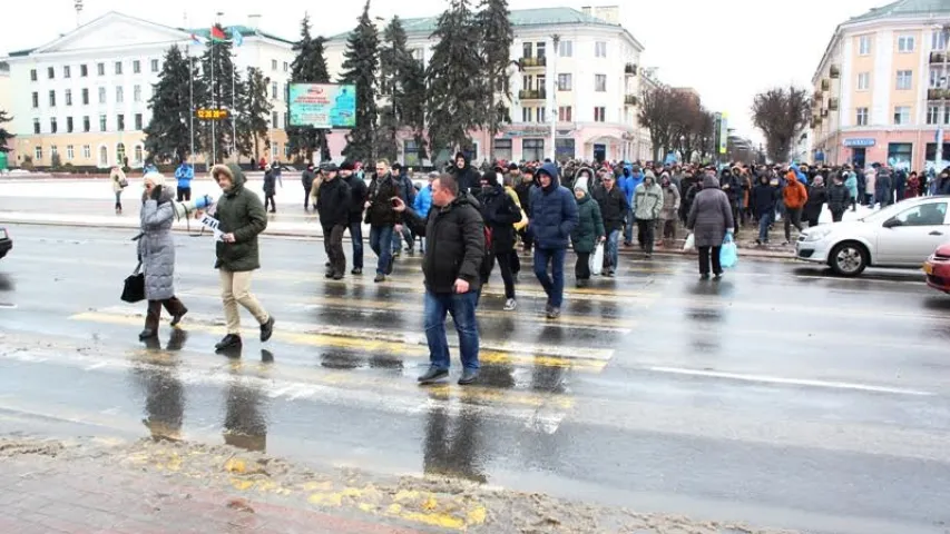 Як праходзіў марш “Мы не дармаеды!” у Брэсце (фотарэпартаж)