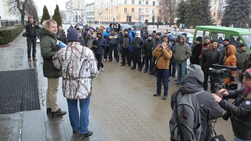 Як праходзіў марш “Мы не дармаеды!” у Брэсце (фотарэпартаж)