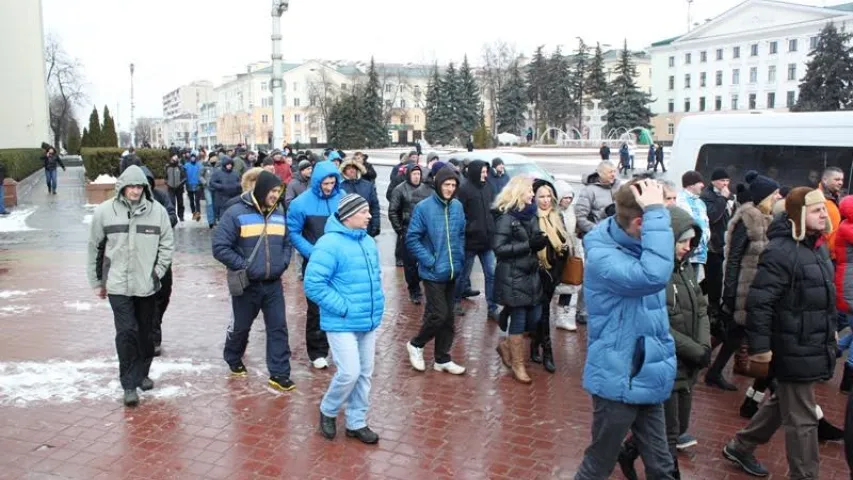 Як праходзіў марш “Мы не дармаеды!” у Брэсце (фотарэпартаж)