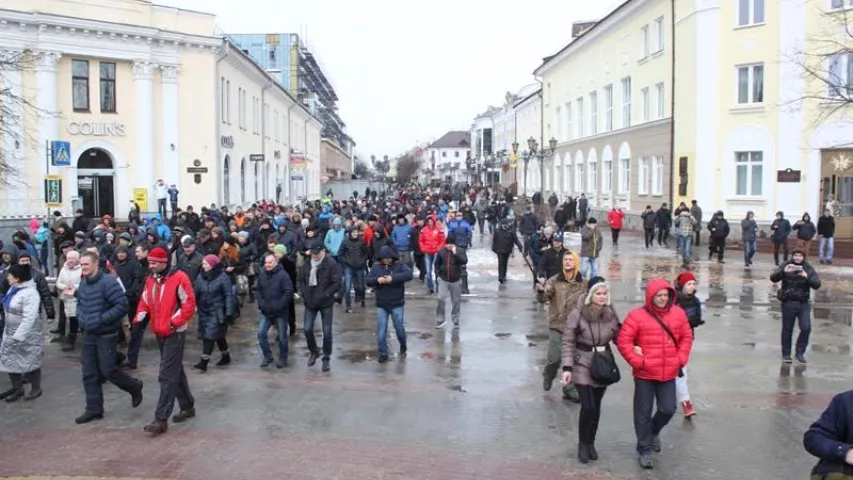 Як праходзіў марш “Мы не дармаеды!” у Брэсце (фотарэпартаж)