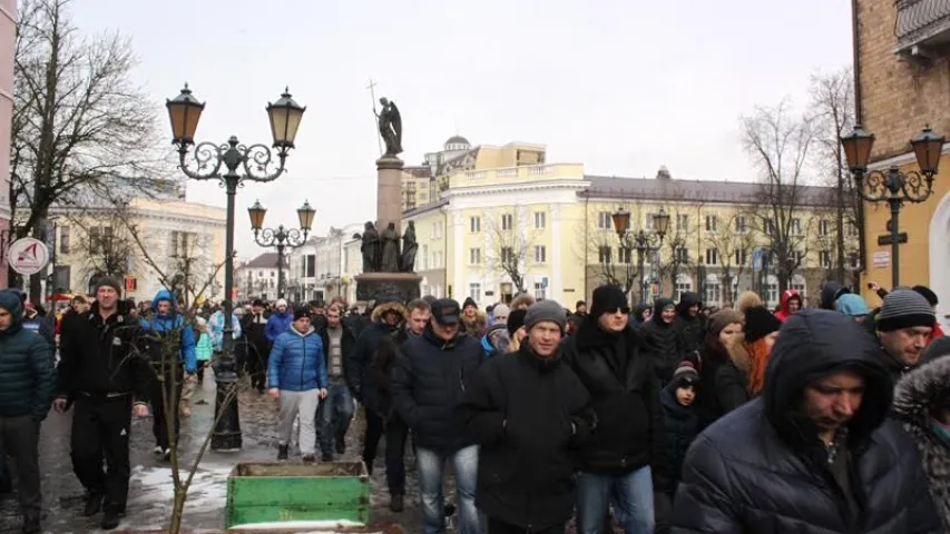 Як праходзіў марш “Мы не дармаеды!” у Брэсце (фотарэпартаж)