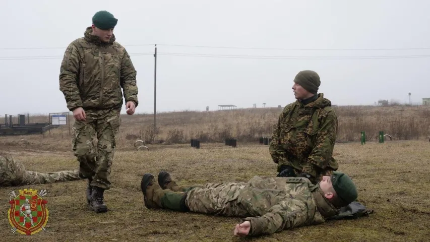 Беларускія і брытанскія вайскоўцы правялі сумесную трэніроўку