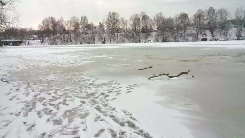 Рыбак праваліўся пад лёд на вадасховішчы пад Быхавам