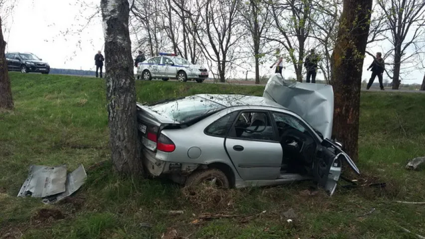 ДТЗ пад Чэрвенем: Кіроўца загінуў, пасажыр цяжка траўмаваны