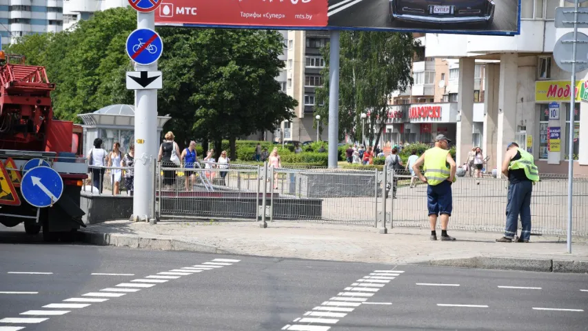 У Мінску зрабілі веладарожку на праезнай частцы. Але нешта пайшло не так (фота)