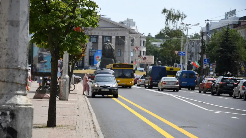 У Мінску зрабілі веладарожку на праезнай частцы. Але нешта пайшло не так (фота)