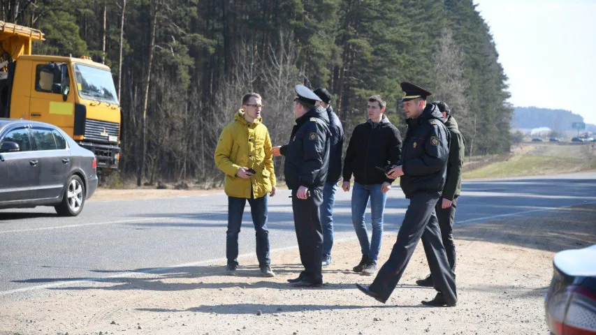 Змітра Дашкевіча і Філіпа Шаўрова ў Курапатах таксама затрымалі (відэа)