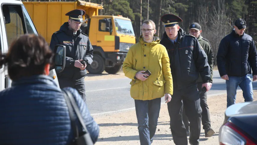 Змітра Дашкевіча і Філіпа Шаўрова ў Курапатах таксама затрымалі (відэа)