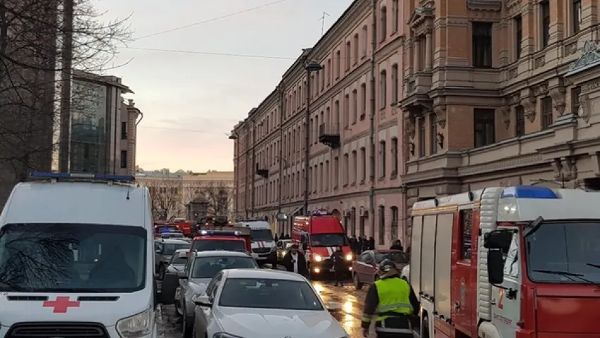 У Санкт-Пецярбургу абрынуўся дах у будынку ўніверсітэта — ніхто не пацярпеў