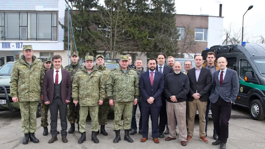 ЗША перадалі абсталяванне беларускім памежнікам