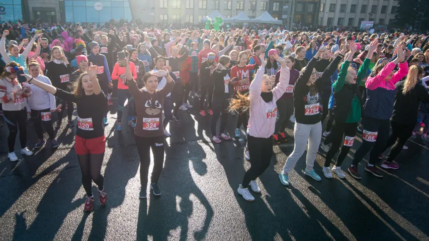 Бяжы, дзеўка, бяжы! Прыгожыя фота з Beauty Run у Мінску