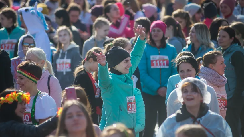 Бяжы, дзеўка, бяжы! Прыгожыя фота з Beauty Run у Мінску