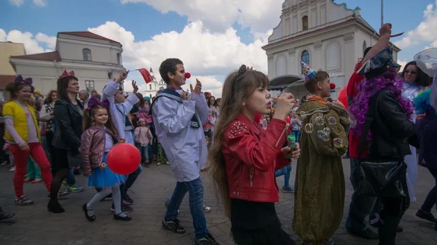 Фотарэпартаж з Мінскага форума вулічных тэатраў