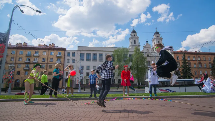 Фотарэпартаж з Мінскага форума вулічных тэатраў