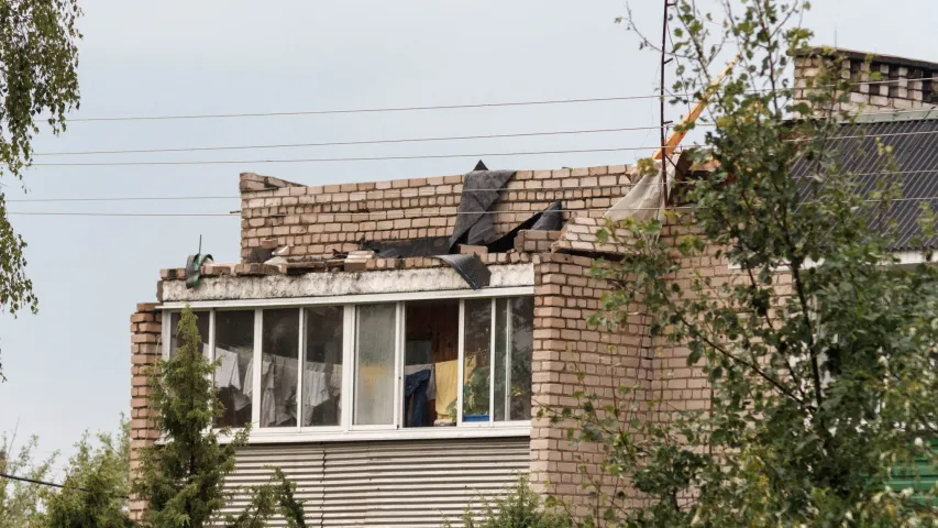  Фотафакт: Па Дзяржынску прайшлася навальніца з ураганам