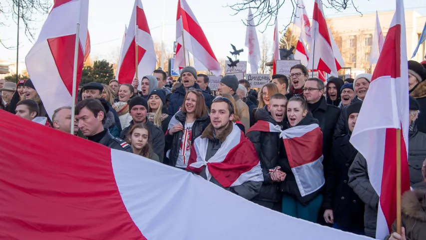 Фотарэпартаж з Дня Волі ў Мінску