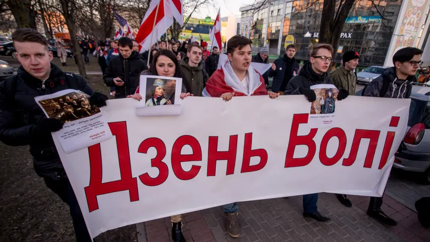 Фотарэпартаж з Дня Волі ў Мінску