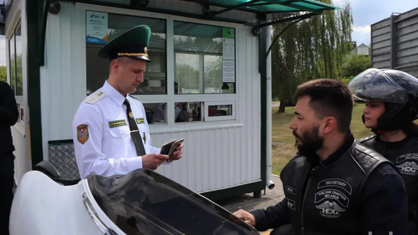 Байкеры прывезлі ў Беларусь агонь II Еўрапейскіх гульняў (фота, відэа)