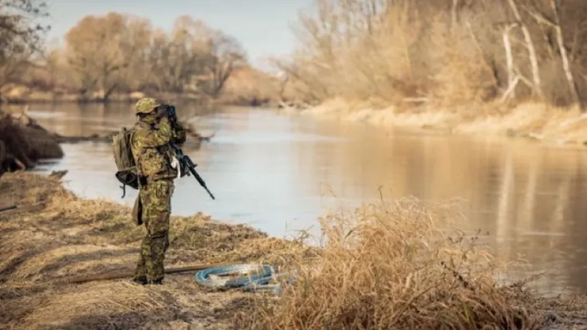 На польска-беларускай мяжы з'явіліся эстонскія вайскоўцы