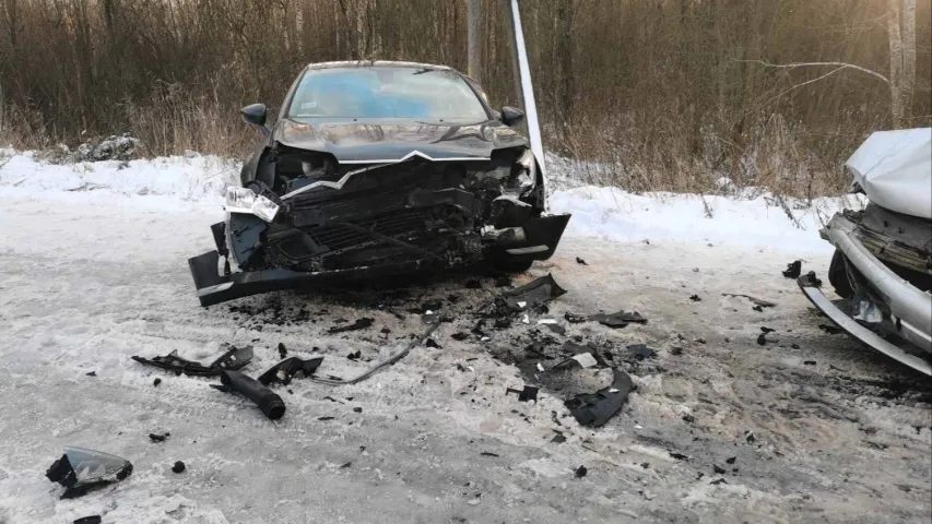 У лабавым сутыкненні легкавікоў пад Полацкам пацярпела дзіця