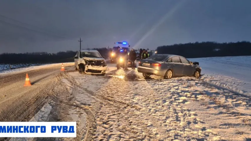 Пад Мінскам у аварыю трапіў аўтамабіль з трыма дзецьмі