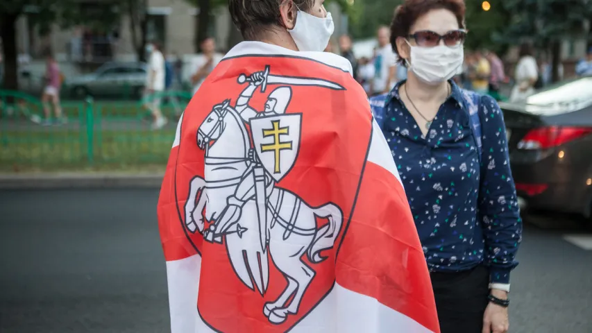 Як гэта было: акцыя ў падтрымку Святланы Ціханоўскай у Кіеўскім скверы