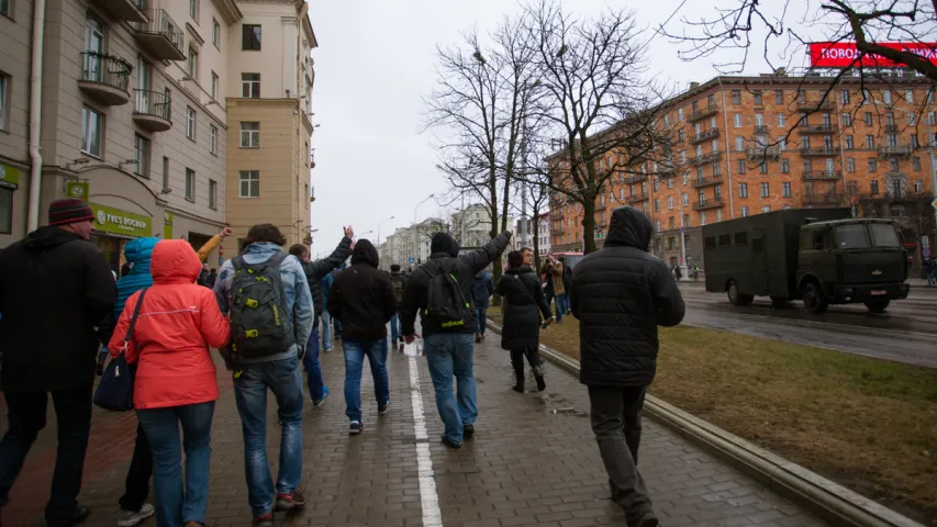 Як у Мінску прайшоў Дзень Волі: фота, відэа, меркаванні