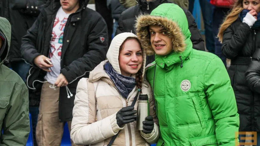 Фотарэпартаж з пераможнай гульні "Крумкачоў": футбалісты і заўзятары