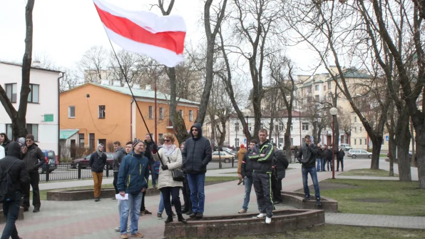 Мітынг да Дня Волі ў Брэсце (фота)