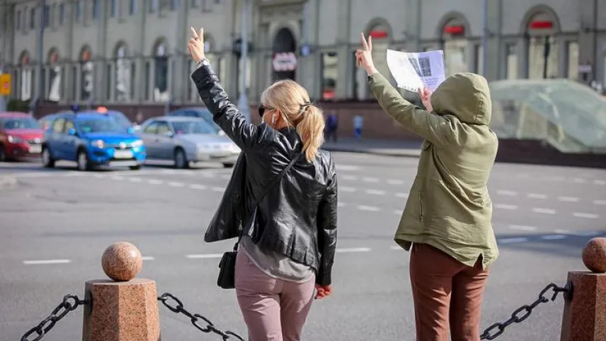 У сталіцы праходзяць стыхійныя акцыі пратэсту