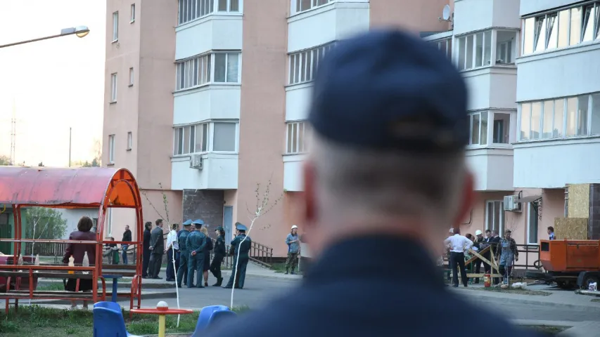 У эвакуяваны ў Мінску дом дазволілі вярнуцца жыхарам