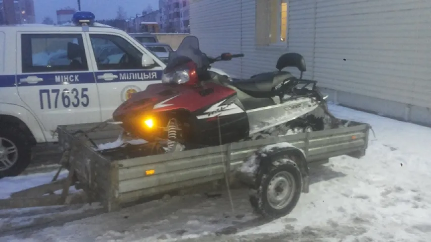 Міліцыя ўжо рапартуе пра барацьбу з кіроўцамі квадрацыклаў