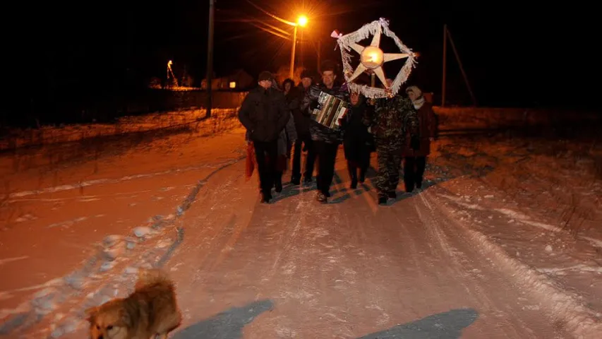 Як калядуюць на Лунінеччыне (фотарэпартаж)