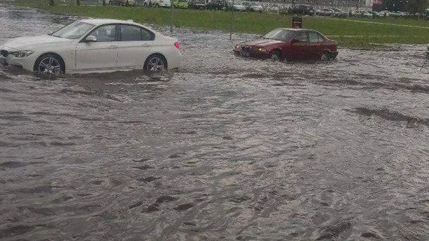 Дождж затапіў Магілёў (фота)