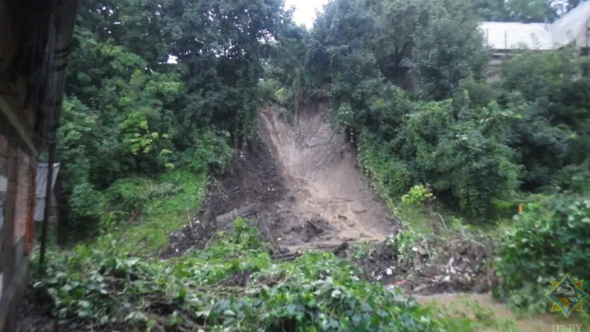 Залева затапіла Магілёў: выпала тры чвэрці месячнай нормы ападкаў