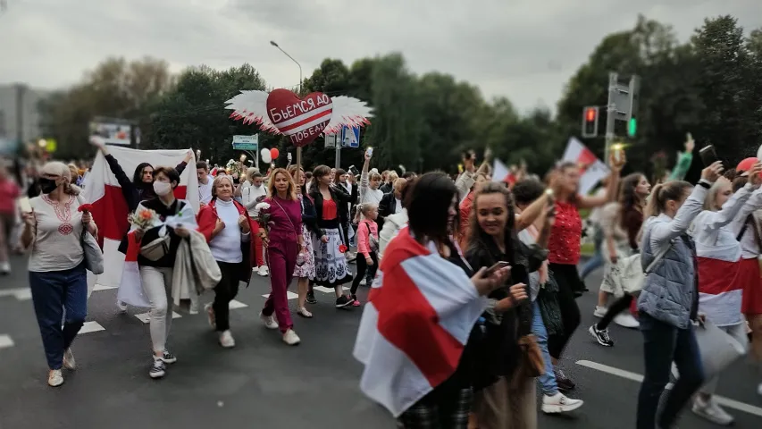 В Минске прошёл женский марш солидарности