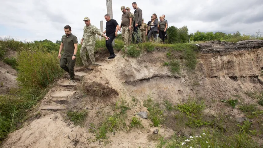 З'явіліся фота ўмацавання ўкраінска-беларускай мяжы ў Валынскай вобласці