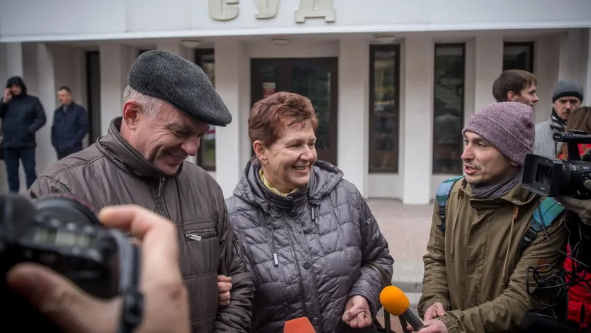 Як праходзіў пікет у падтрымку Эдуарда Пальчыса (фотарэпартаж)