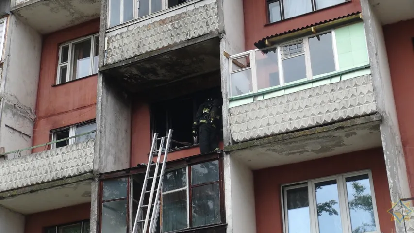 На пажары ў мінскім інтэрнаце выратавалі восем, эвакуявалі 60 чалавек 