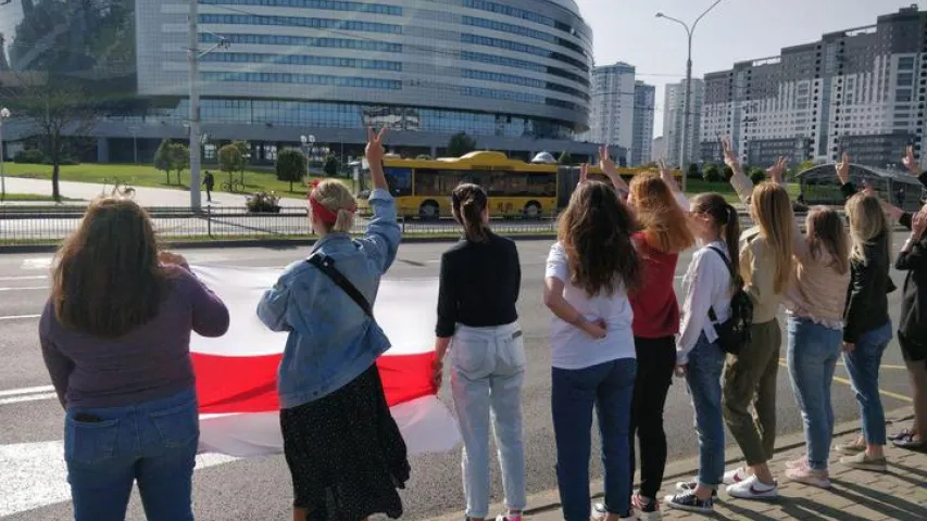 У сталіцы праходзяць стыхійныя акцыі пратэсту