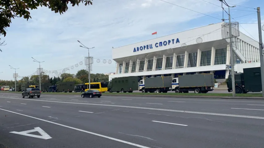 Марш освобождения политзаключённых и сломавшийся водомёт